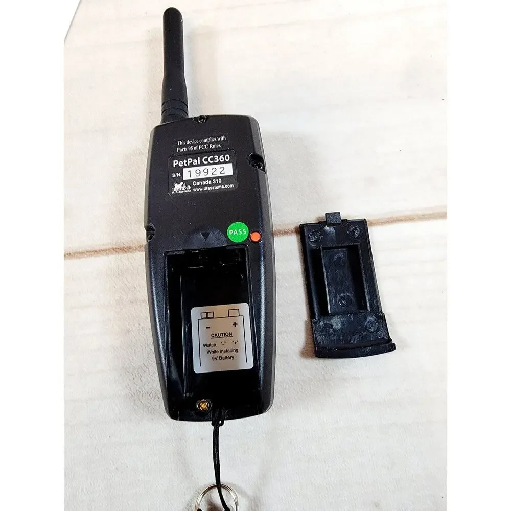 D.T. Systems CC360 Canine Coach Remote Trainer Bark Collar Shock Collar Black